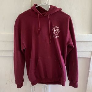 Katy Hearn Fit Hoodie Maroon